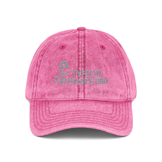 Typical Finance Bro Vintage Cap